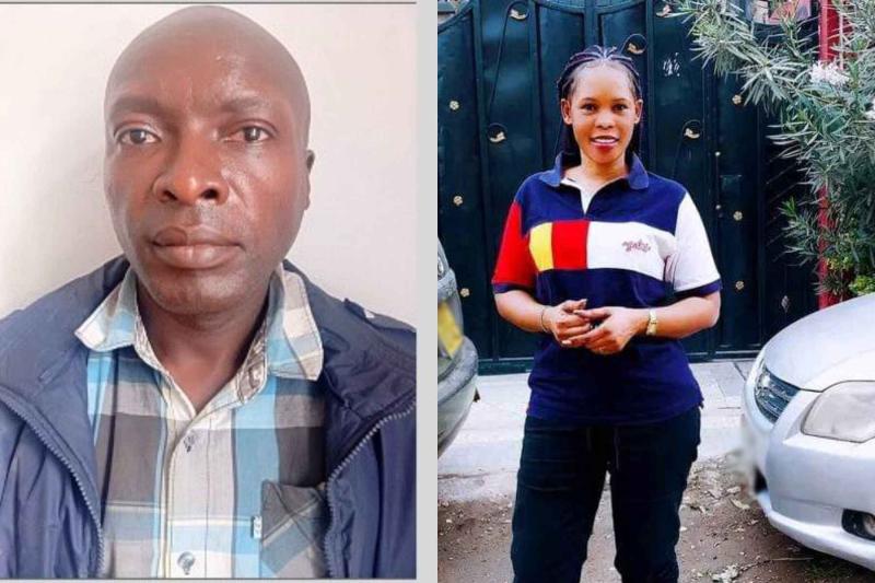 Collage photo of Jackson Otieno Bambo and the late Sheila Odoyo.